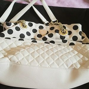 Betsey Johnson polkadot shoulder bag